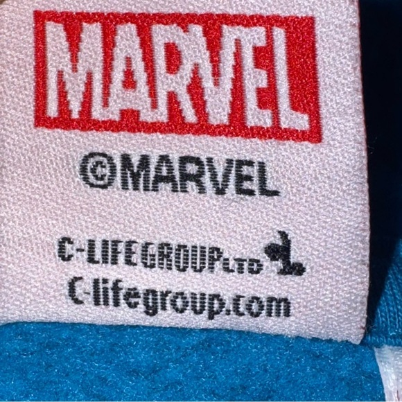 Marvel Mens Avengers Blue Hoodie Sweatshirt Graphic Small - Picture 4 of 9